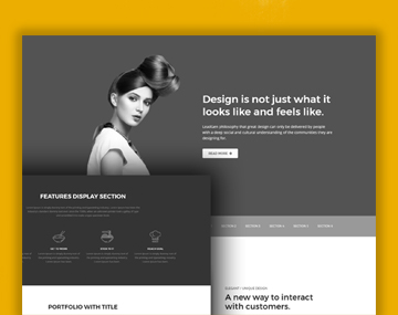 High-fidelity wireframe